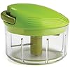 Kuhn Rikon Pull Chop Chopper/Manual Food Processor with Cord Mechanism, Green, 2-Cup